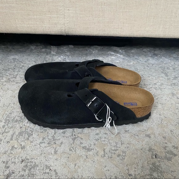 NEW! Birkenstock Boston Suede Clogs - Picture 4 of 7